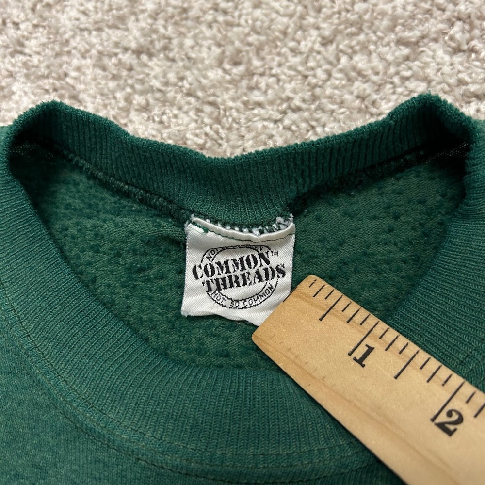 Distressed Vintage Attitude Dude Sweatshirt Don't Mess With Me 90s Common Thread - Picture 9 of 10